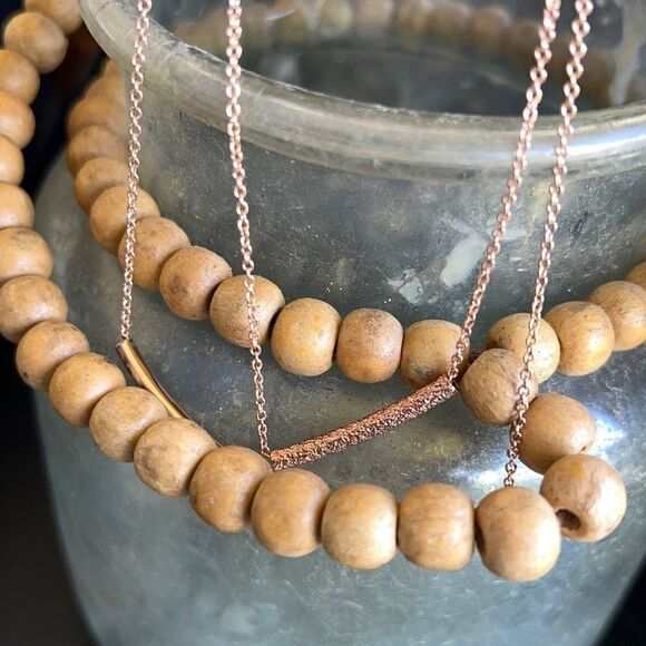 Rose Gold Dainty Layered The Limited Fashion Necklace $16ea / 3 for $25 - Picture 9 of 9